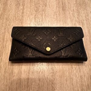 Louis Vuitton Black Monogram Empriente Josephine wallet